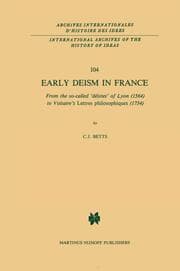 Cover von Early Deism in France
