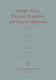 Cover von Double Stars, Physical Properties and Generic Relations