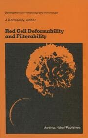 Cover von Red Cell Deformability and Filterability