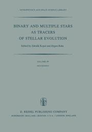 Cover von Binary and Multiple Stars as Tracers of Stellar Evolution