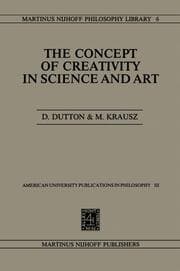Cover von The Concept of Creativity in Science and Art