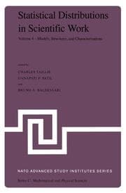 Cover von Statistical Distributions in Scientific Work