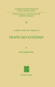 Cover von A Critical Study of Condillacs