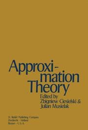 Cover von Approximation Theory