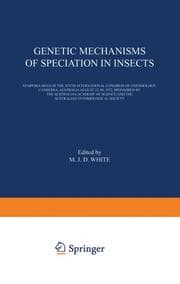Cover von Genetic Mechanisms of Speciation in Insects