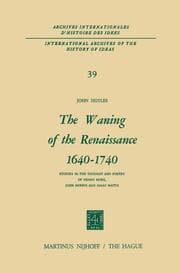 Cover von The Waning of the Renaissance 1640-1740