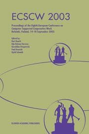 Cover von ECSCW 2003