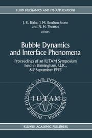 Cover von Bubble Dynamics and Interface Phenomena