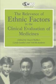 Cover von The Relevance of Ethnic Factors in the Clinical Evaluation of Medicines