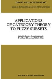 Cover von Applications of Category Theory to Fuzzy Subsets