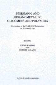 Cover von Inorganic and Organometallic Oligomers and Polymers