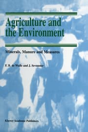 Cover von Agriculture and the Environment