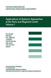 Cover von Applications of Systems Approaches at the Farm and Regional Levels