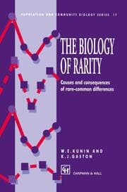 Cover von The Biology of Rarity