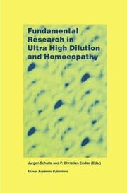 Cover von Fundamental Research in Ultra High Dilution and Homoeopathy