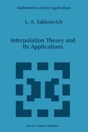 Cover von Interpolation Theory and Its Applications