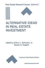 Cover von Alternative Ideas in Real Estate Investment
