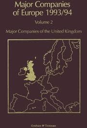 Cover von Major Companies of Europe 1993/94