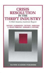 Cover von Crisis Resolution in the Thrift Industry