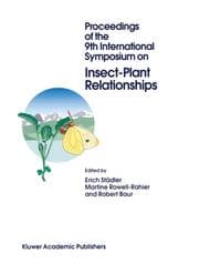 Cover von Proceedings of the 9th International Symposium on Insect-Plant Relationships