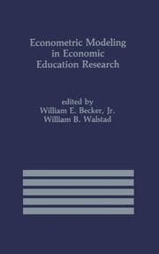 Cover von Econometric Modeling in Economic Education Research