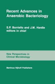 Cover von Recent Advances in Anaerobic Bacteriology