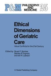 Cover von Ethical Dimensions of Geriatric Care