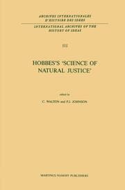 Cover von Hobbess Science of Natural Justice