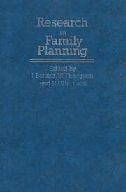 Cover von Research in Family Planning