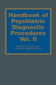 Cover von Handbook of Psychiatric Diagnostic Procedures
