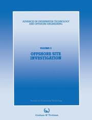 Cover von Offshore Site Investigation