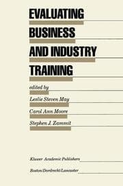 Cover von Evaluating Business and Industry Training