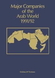 Cover von Major Companies of the Arab World 1991/92