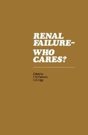 Cover von Renal Failure- Who Cares?