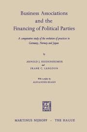 Cover von Business Associations and the Financing of Political Parties