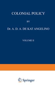 Cover von Colonial Policy