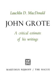 Cover von John Grote