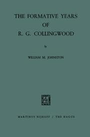Cover von The Formative Years of R.G.Collingwood