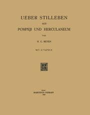 Cover von Uber Stilleben aus Pompeji und Herculaneum