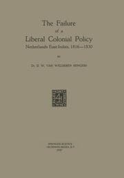 Cover von The Failure of a Liberal Colonial Policy