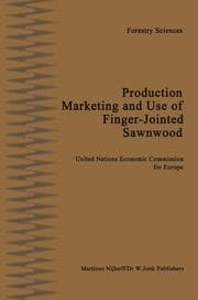 Cover von Production, Marketing and Use of Finger-Jointed Sawnwood