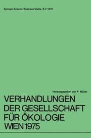 Cover von Verhandlungen der Gesellschaft für Ökologie Wien 1975