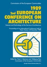 Cover von 1989 2nd European Conference on Architecture