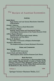 Cover von The Review of Austrian Economics