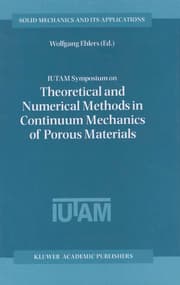Cover von IUTAM Symposium on Theoretical and Numerical Methods in Continuum Mechanics of Porous Materials