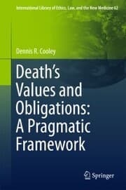 Cover von Death's Values and Obligations: A Pragmatic Framework