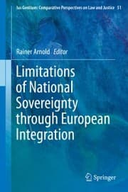 Cover von Limitations of National Sovereignty through European Integration