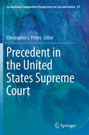 Cover von Precedent in the United States Supreme Court