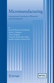Cover von Micromanufacturing