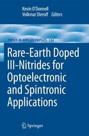 Cover von Rare-Earth Doped III-Nitrides for Optoelectronic and Spintronic Applications